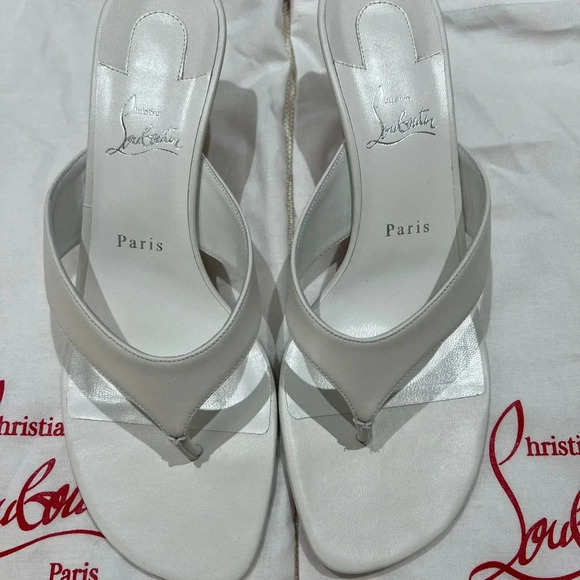 Christian Louboutin Raratonga 55 leather sandal. - Picture 6 of 9